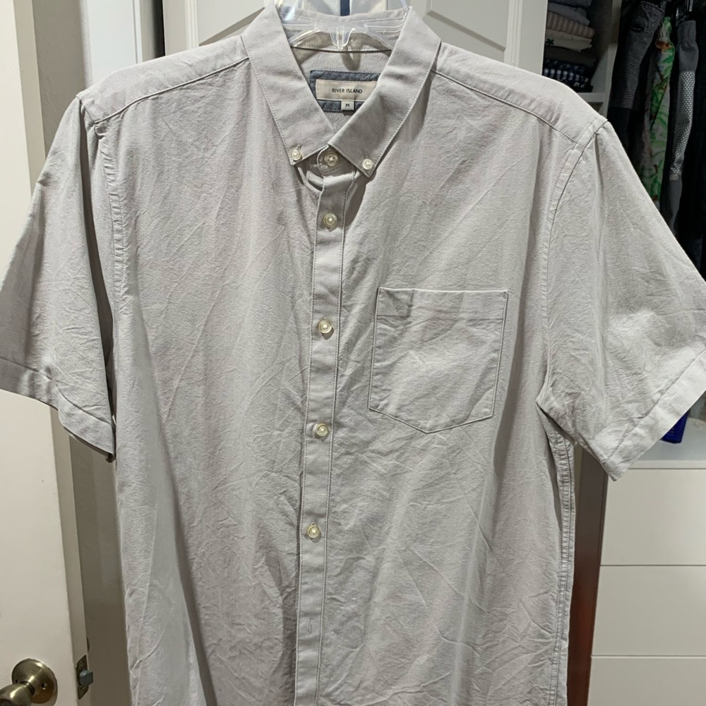 River Island Men’s Oxford Short Sleeve